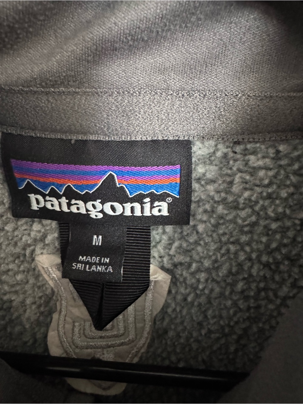 Patagonia Better Sweater Vest Men’s Medium Grey Full Zip 25882 Fleece - Picture 5 of 7